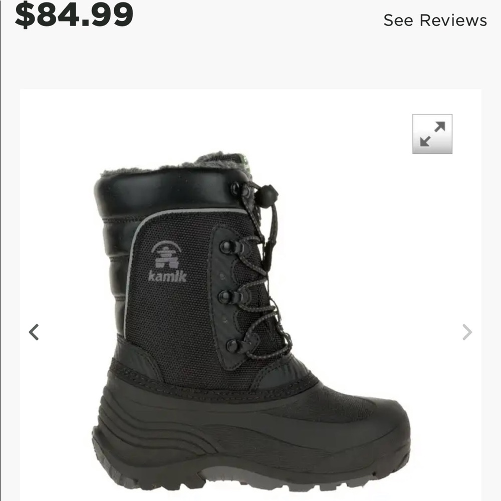 Kamik toddler winter woods size 9